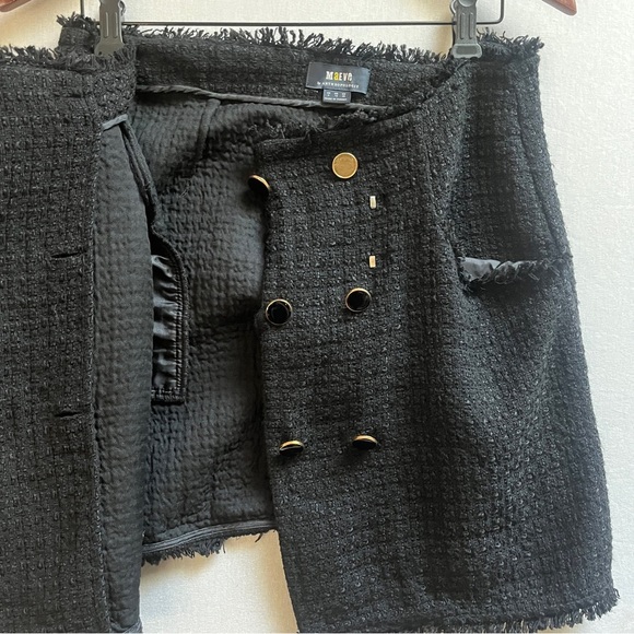 Maeve Tweed Front Button Mini Skirt Sz 8 - Picture 4 of 8